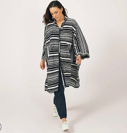 Malissa J Striped Jacket