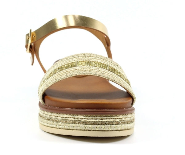 Lunar Frazer Gold Sandal