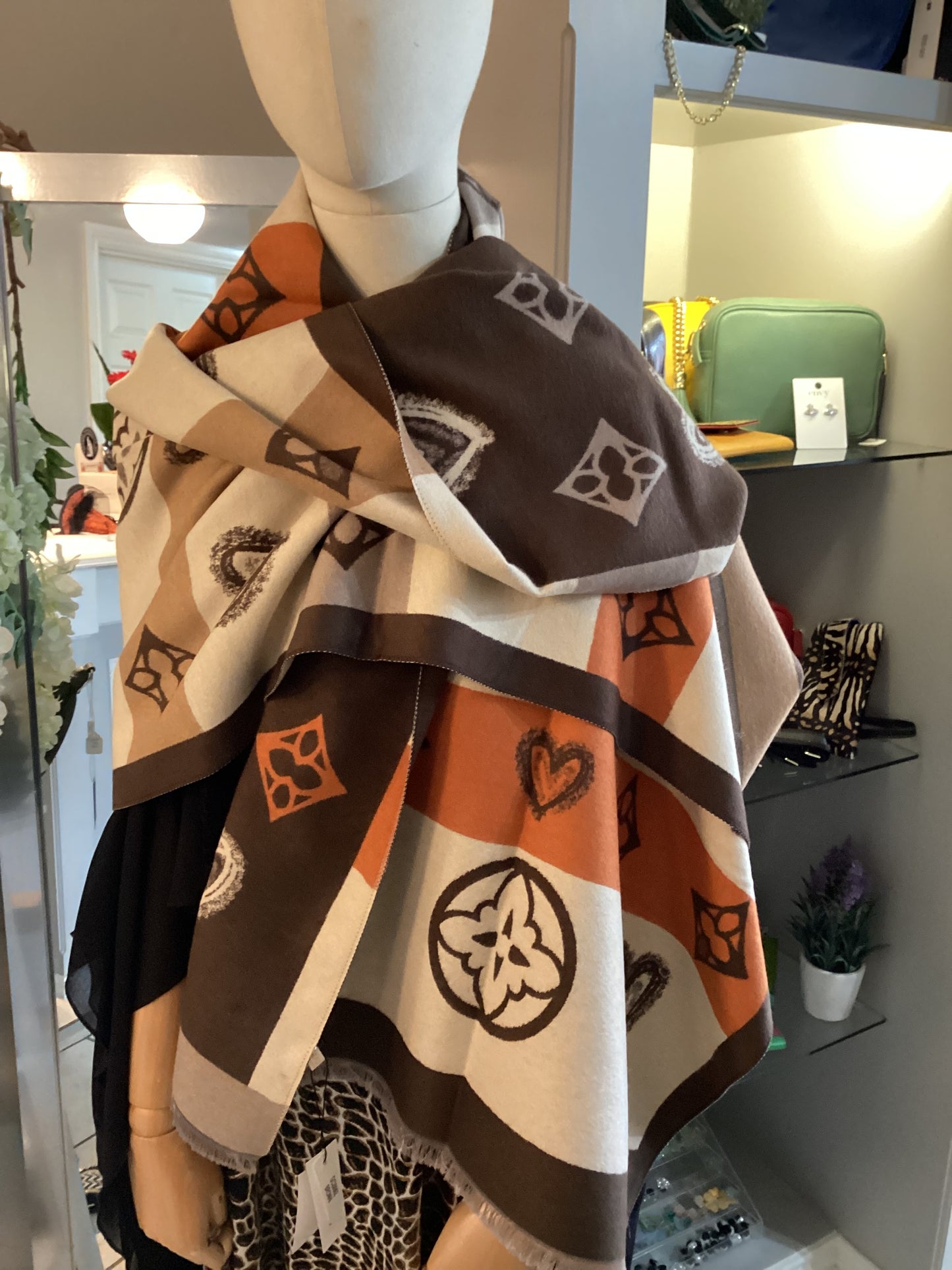 Malissa J Autumn Reversible Scarf