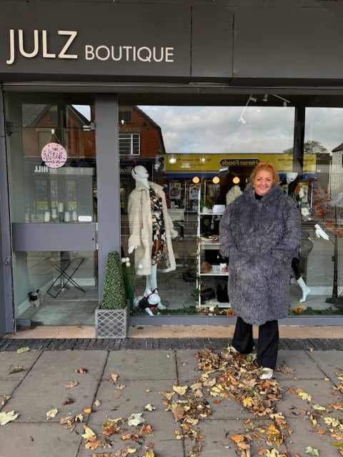 Faux Fur Snood with hood and Pockets