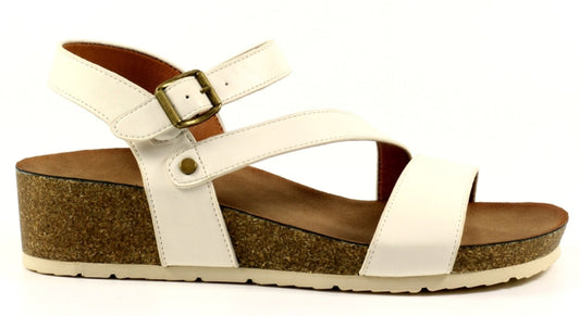 Lunar Cluster White Sandal