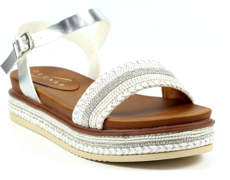 Lunar Frazer Silver Sandal