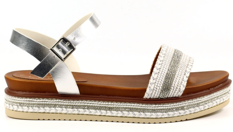 Lunar Frazer Silver Sandal