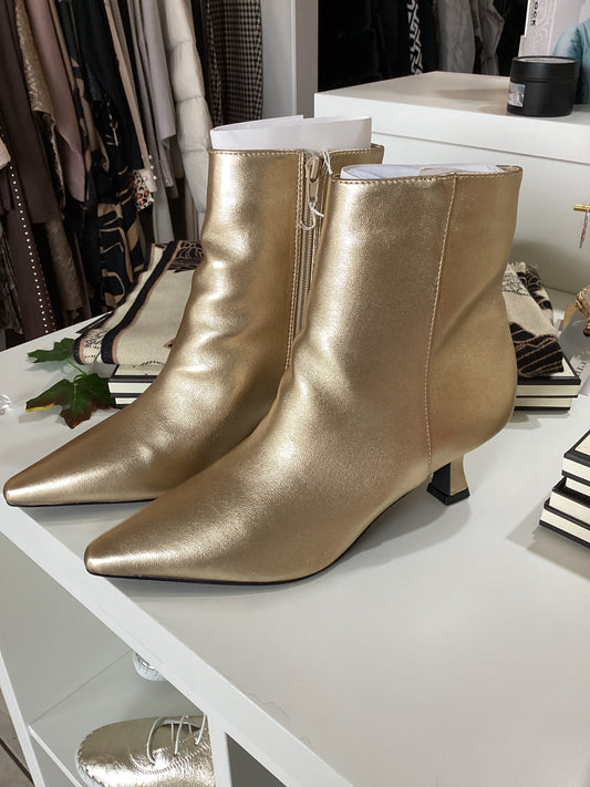 Gold Ankle Boot