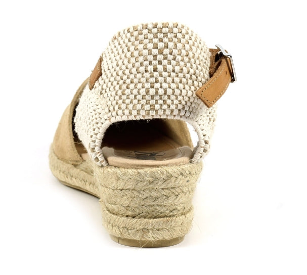 Lazy Dogz Aya Beige Wedge Sandal