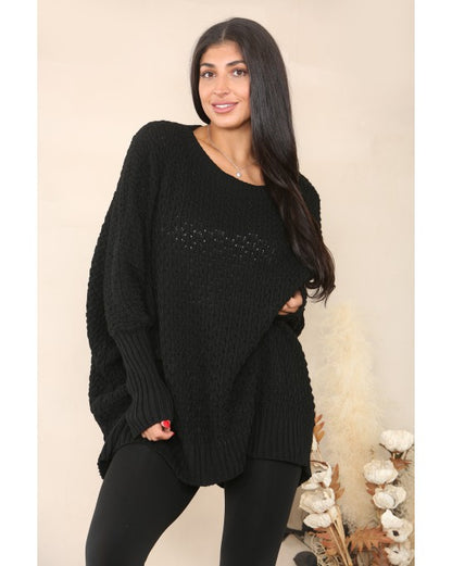 Oversized Fisherman Knit Jumper