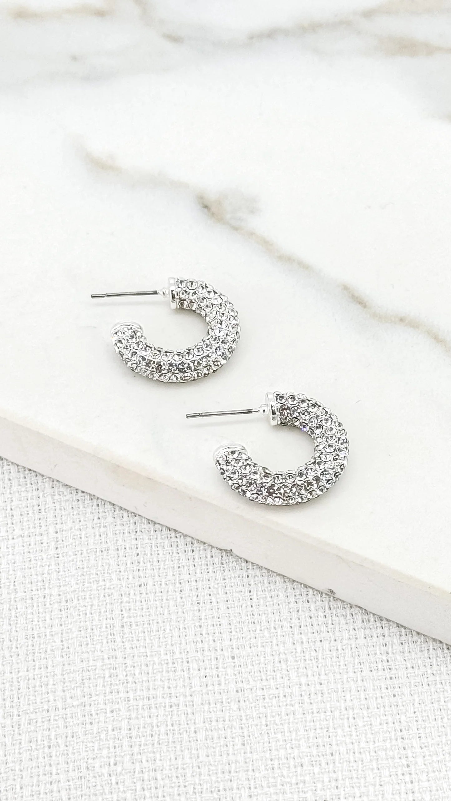 Envy Diamanté Chunky Earrings