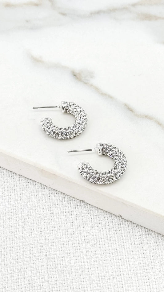 Envy Diamanté Chunky Earrings