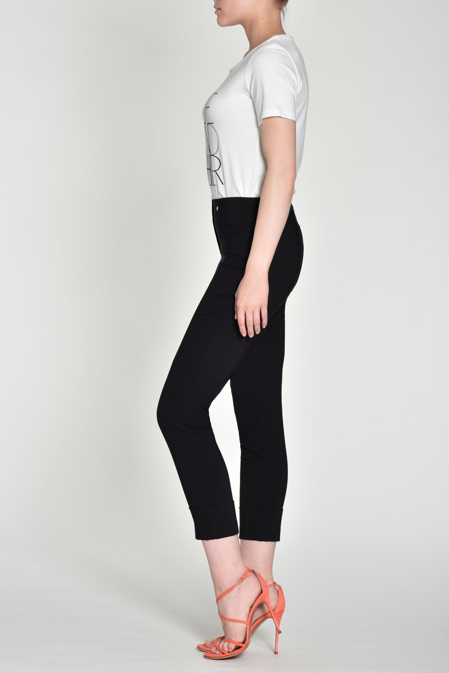 Robell Bella Trousers-black