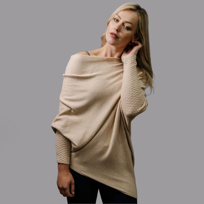 Asymmetric Draped Jumper