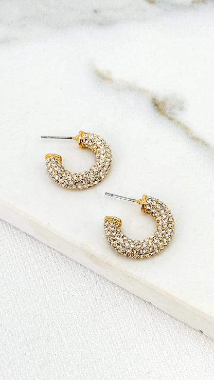 Envy Diamanté Chunky Earrings